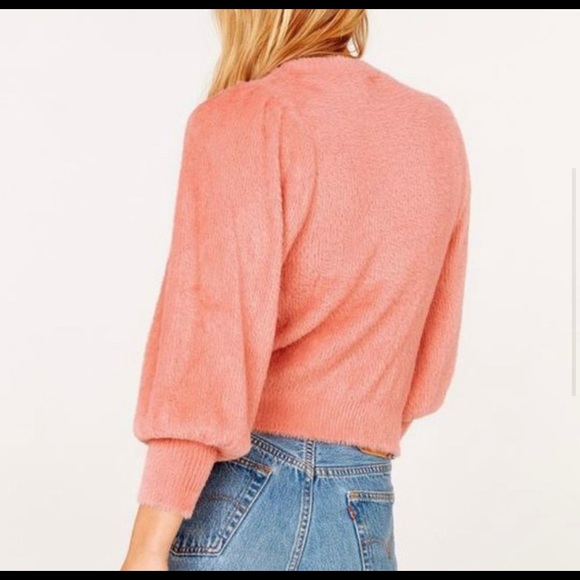 For Love and Lemons Whitey Rose Faux Mohair Sweater XS - Picture 2 of 7